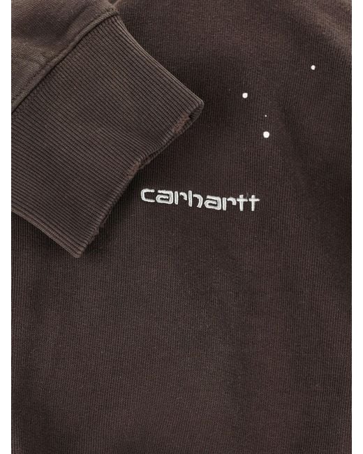 Carhartt Brown Hoodie "Painter" for men