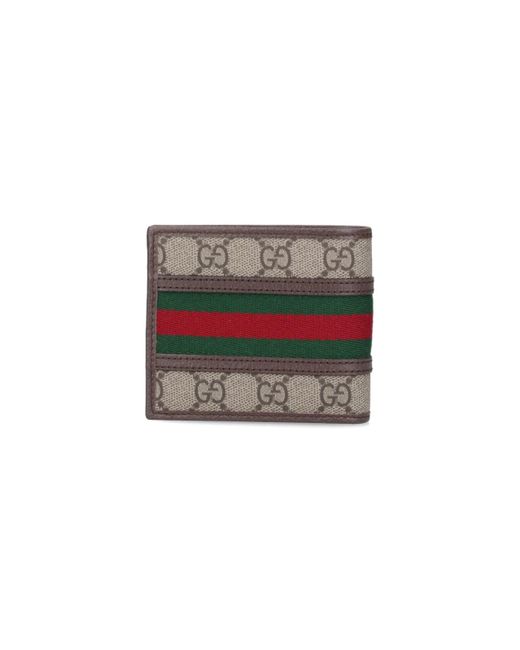 Gucci White 'ophidia Gg' Wallet for men