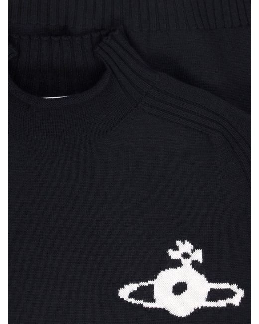 Vivienne Westwood Blue Sweater "Fisherman" for men