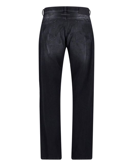 MM6 by Maison Margiela Blue Straight Jeans for men