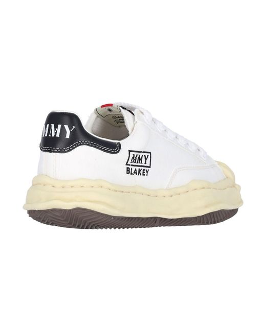 Maison Mihara Yasuhiro White Sneakers Cotton