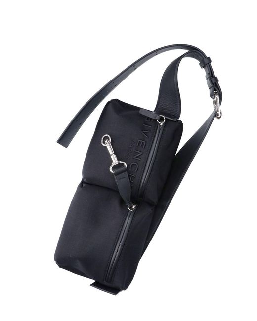 Givenchy Black Cargo Logo Pouch for men