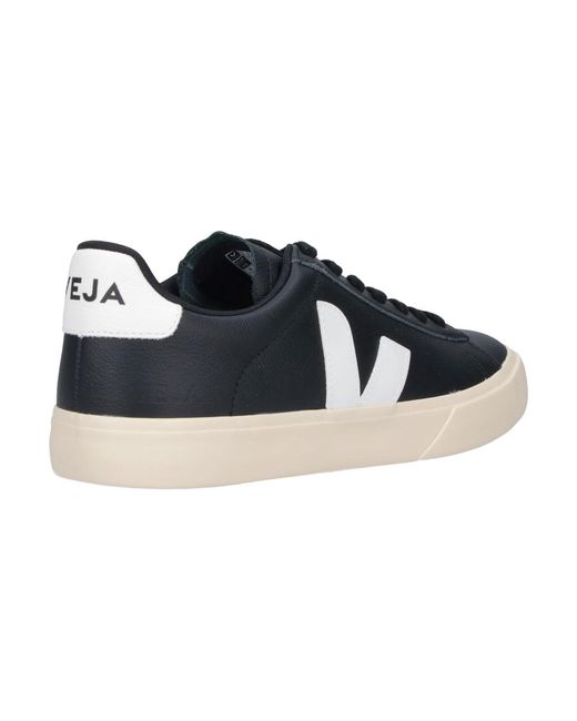 Veja Blue Sneakers Upper: Leather for men