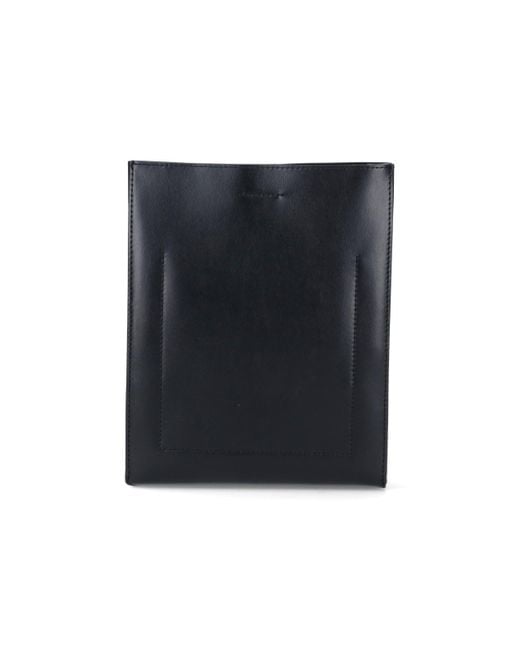 Calvin Klein Black Leather Crossbody Bag