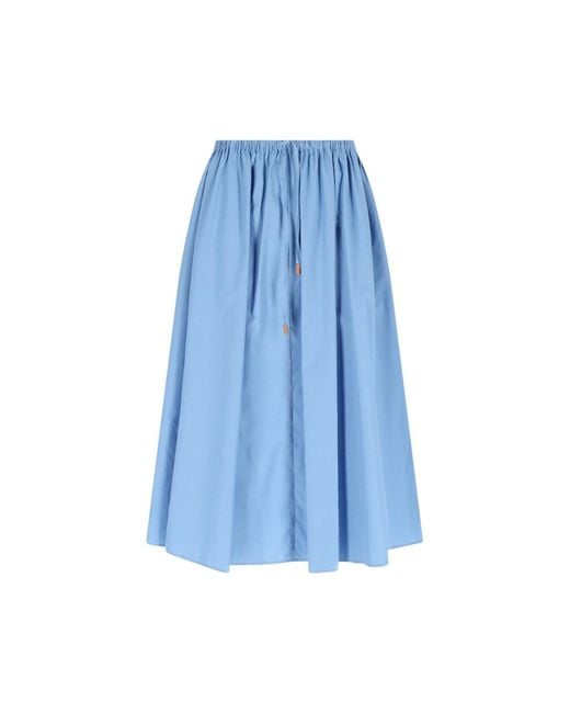 Marni Blue Midi Skirt