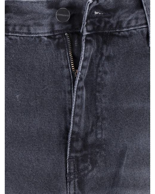 Carhartt Blue Straight Jeans "Landon" for men