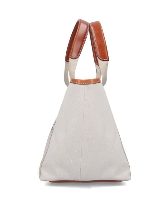 Balenciaga White Biarritz' Medium Tote Bag
