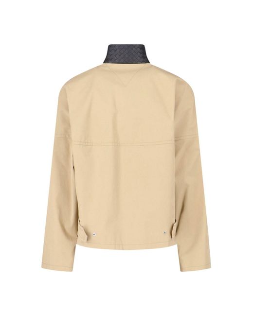 Bottega Veneta Natural Cotton Gabardine Jacket for men
