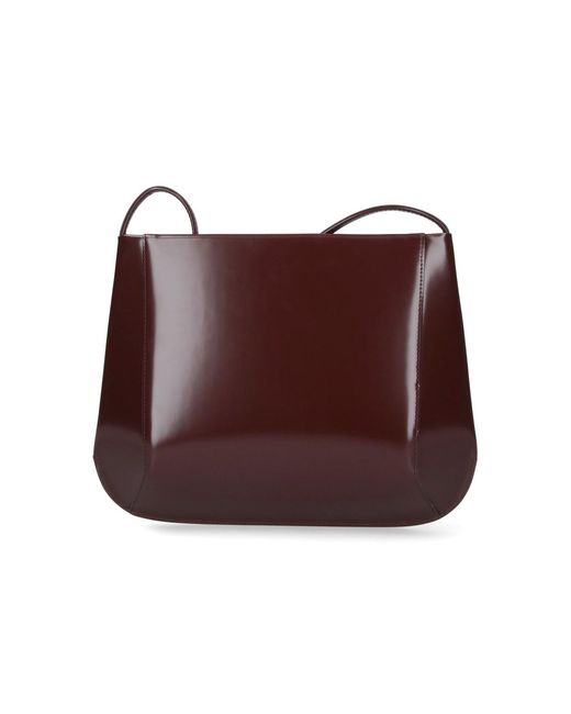 Faune Brown Shoulder Bag "Loge"