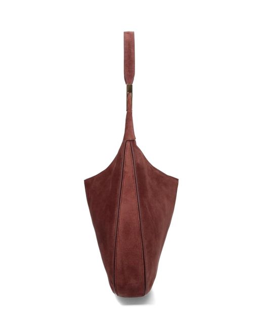 SAVETTE Brown 'Florence' Medium Hobo Bag