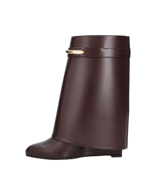 Givenchy Brown Ankle Boots "Shark Pinch"