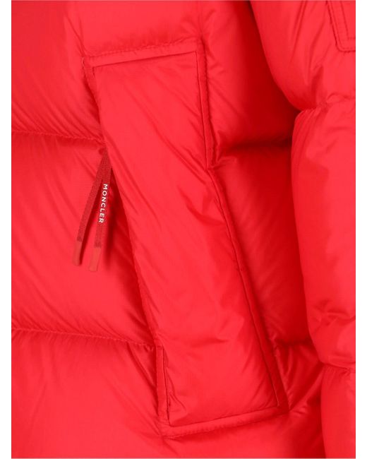 Moncler Red "Couyere" Short Down Jacket for men