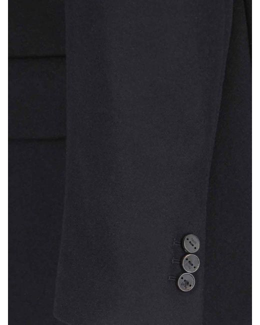 Hevò Blue Double-Breasted Blazer "Rodi" for men