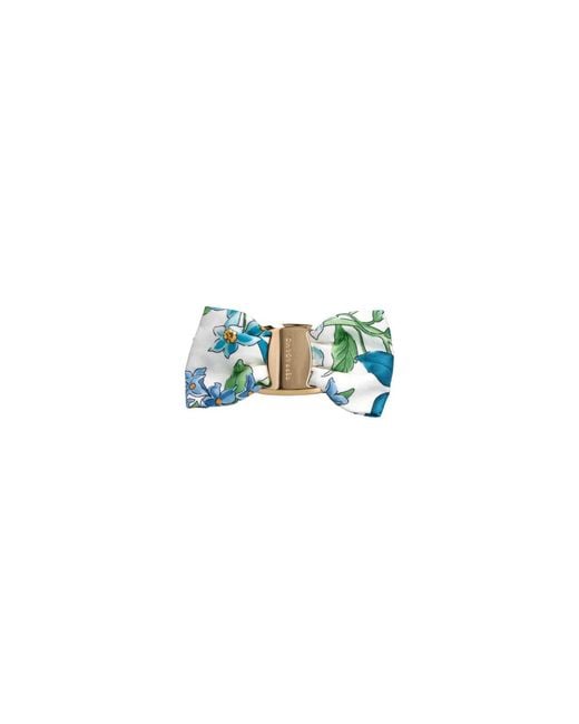 Ferragamo Blue Bow Clip "Vara"