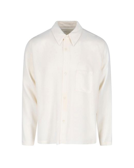 Camicia Con Taschino di BERNER KUHL in White da Uomo