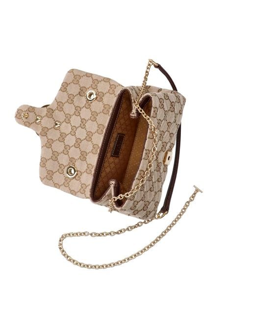 Gucci Natural Mini Shoulder Bag "Gg Marmont"