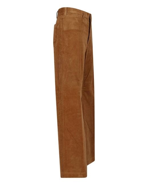 Polo Ralph Lauren Brown Bootcut Velvet Pants