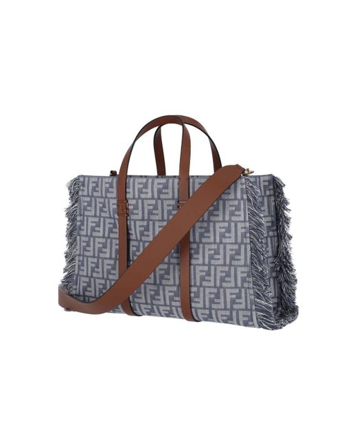 Borsa Tote "Summer" di Fendi in Blue