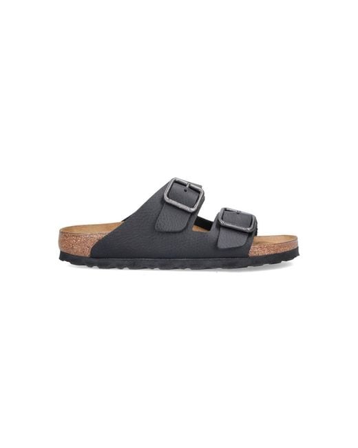 Birkenstock Blue Open-Toe Buckle Strap Sandals for men