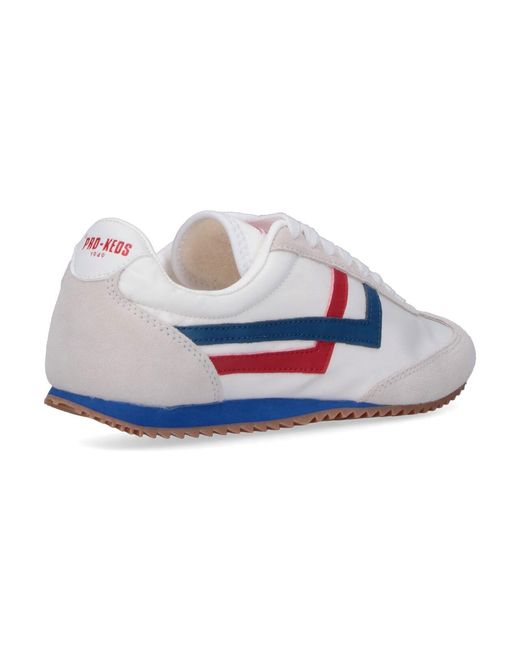 Prokeds 1949 White "Racer 77" Sneakers