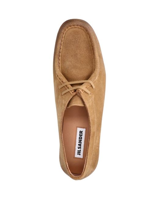 Jil Sander White Derby Shoes "Hood" for men