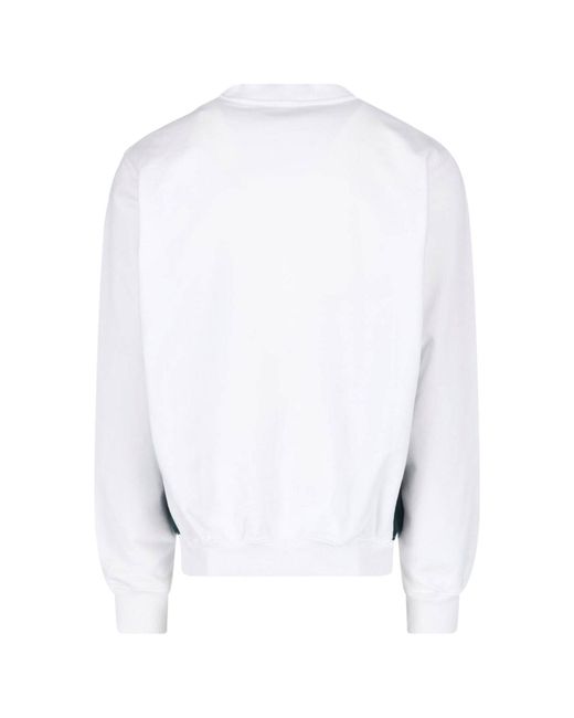 Casablanca White Logo Sweatshirt for men