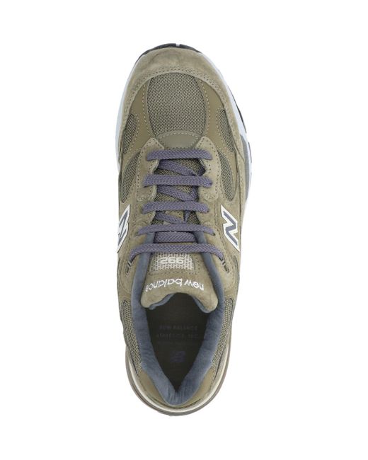 New Balance Green Sneakers Suede