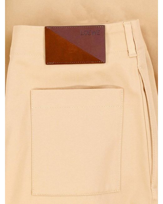 Loewe Natural Cotton Crop Pants