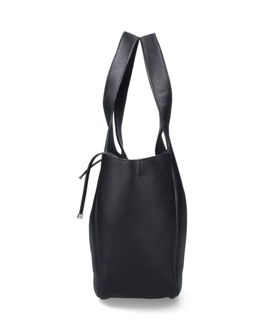 Borsa Tote "Le 5 À 7 Bea" di Saint Laurent in Black