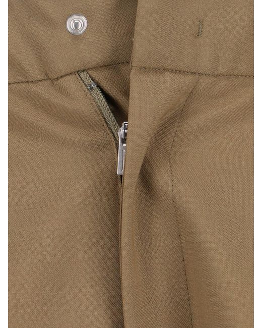 Laminar Natural Wool Blend Shorts for men