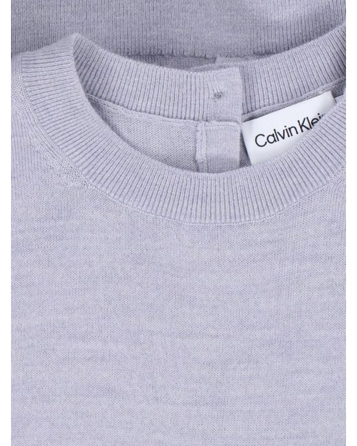 Calvin Klein Purple Wool T-shirt