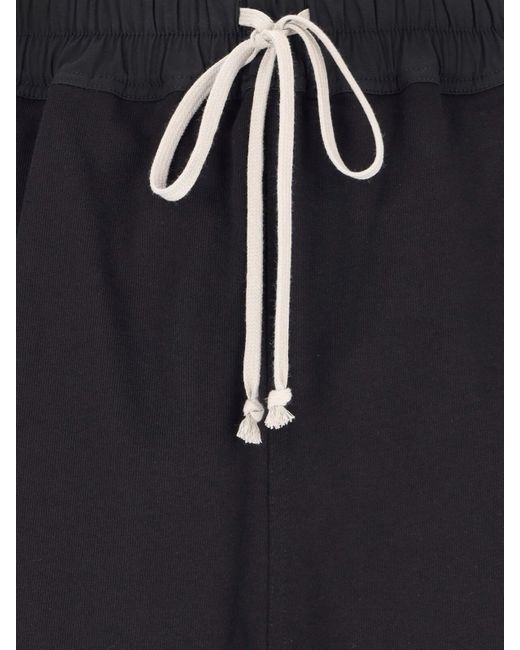 Rick Owens Black Wide Shorts for men