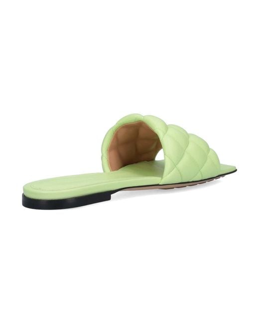 Bottega Veneta Green Flat Shoes