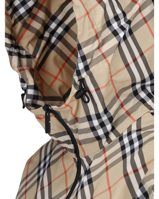 Burberry White Technical Jacket “Whitstable”