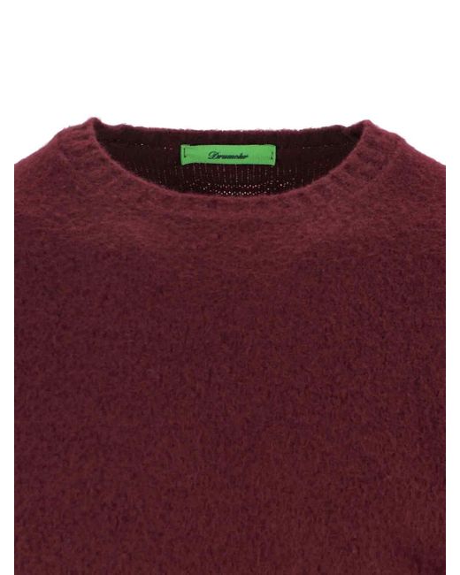 Drumohr Red Wool Sweater for men