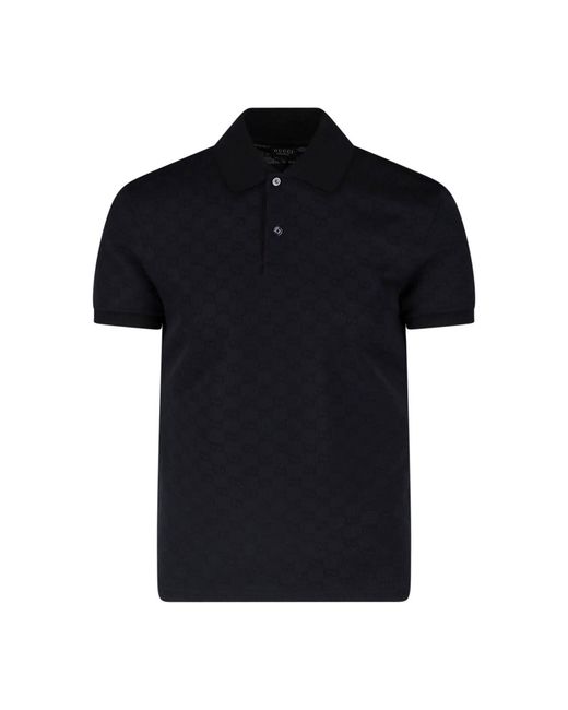 Gucci Black Polo Logo for men