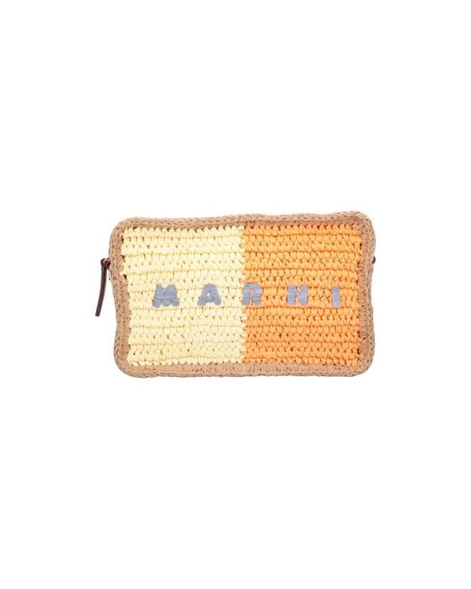 Marni White Shoulder Bag "Seaside"