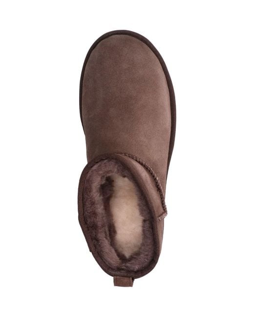 Ugg Brown Boots "Classic Ultra Mini" for men