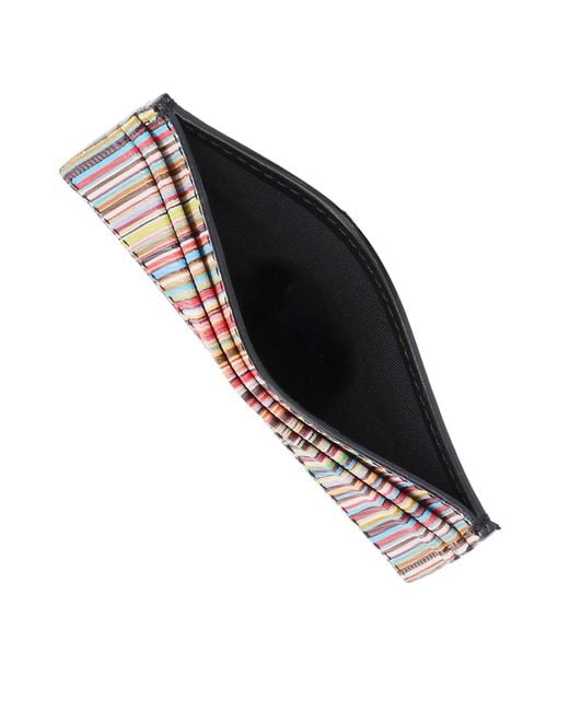 Paul Smith Black Leather Wallet With Lamb Leather Interior for men