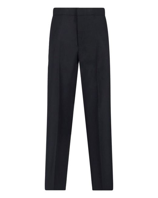 Maison Margiela Blue Tailored Pants for men