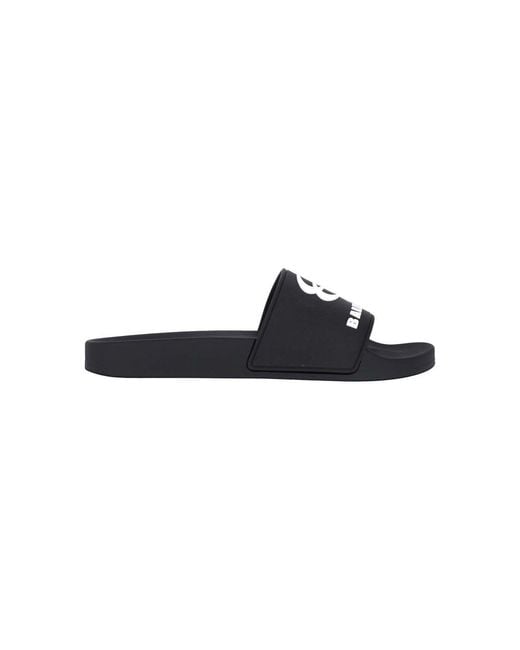 Balenciaga Black Sandals Polyurethane for men