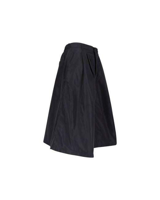 Aspesi Blue Polyester Skirt