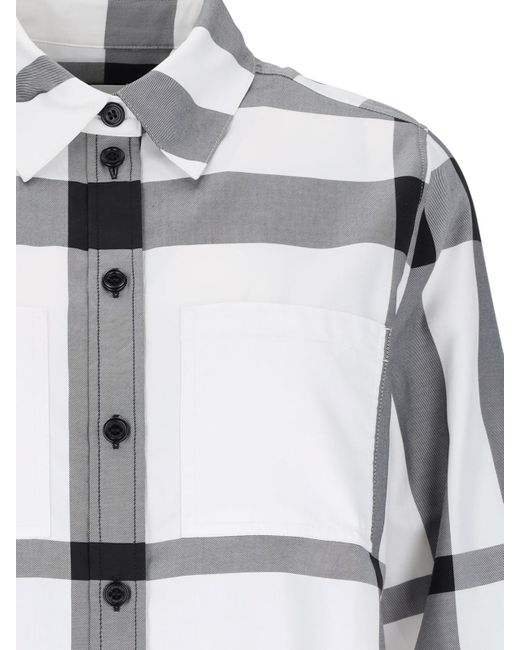 Camicia "Check" di Burberry in White