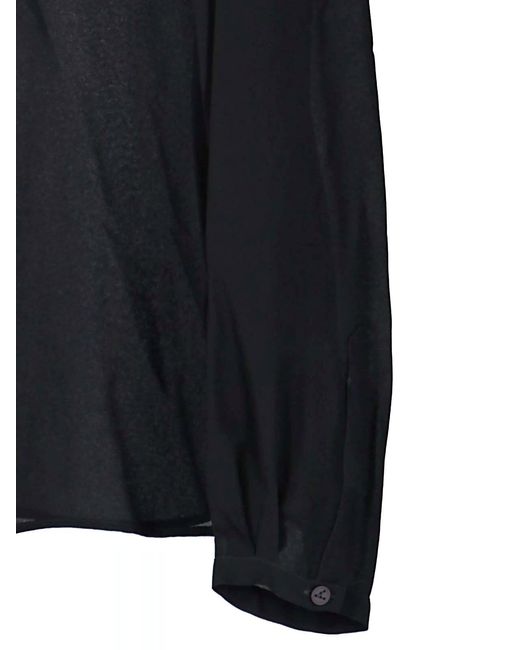 Alaïa Black Lavallière Shirt