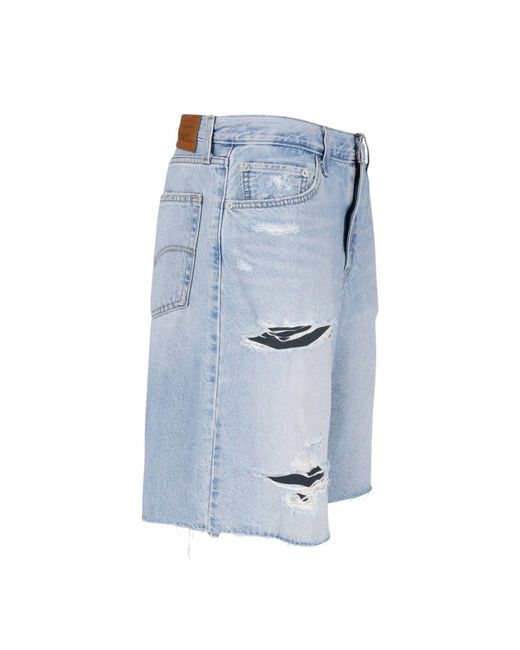 Levi's Strauss Blue Denim Shorts "Baggy Dad"