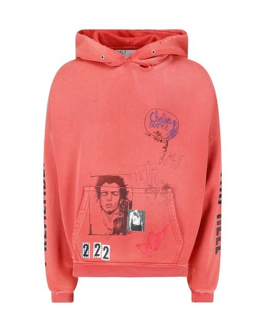 PALY Pink Hoodie "Chelsea Hotel" for men
