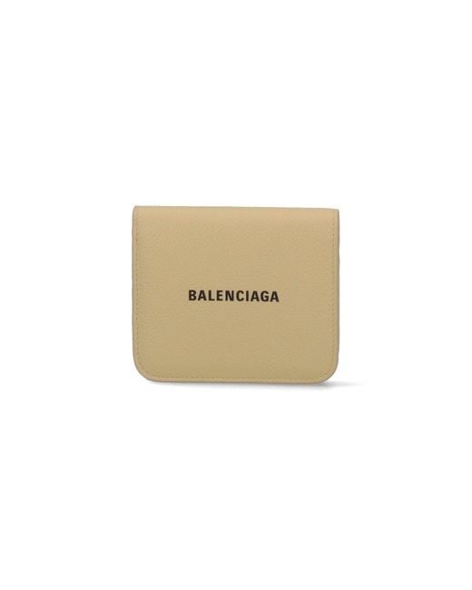 Balenciaga White 'cash' Card Holder
