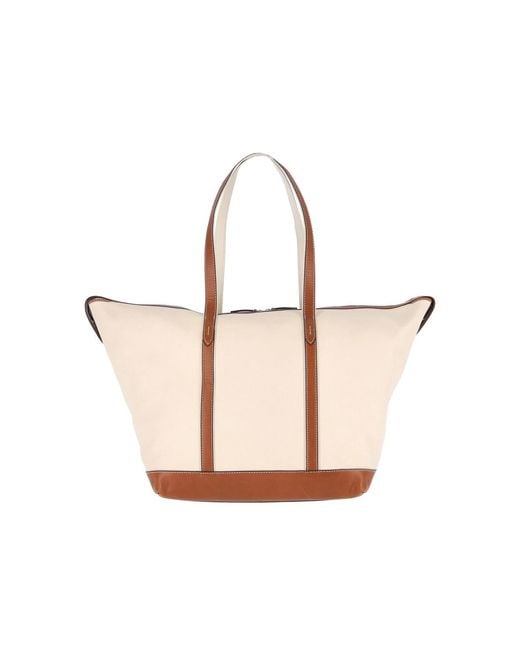 Polo Ralph Lauren Natural Medium Logo Tote Bag