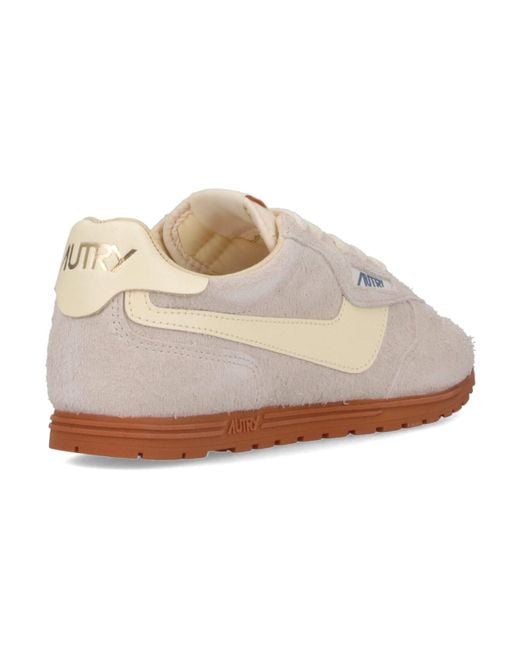 Autry White Suede Sneaker