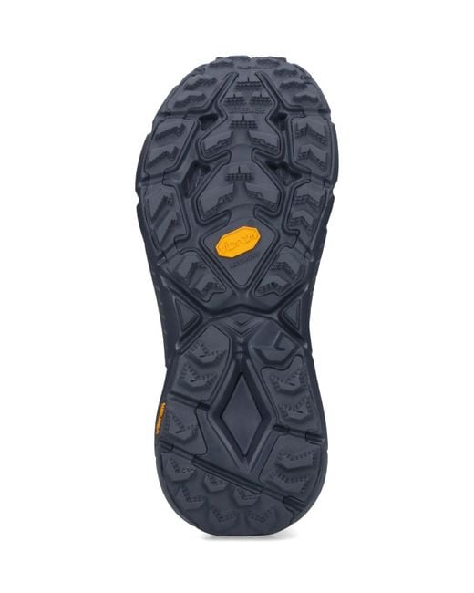 Hoka One One Blue Sneakers Upper: Textile